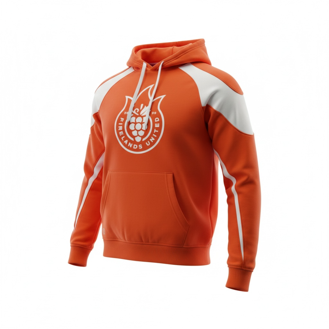 Firelands United Badge Orange & White Sweatshirt